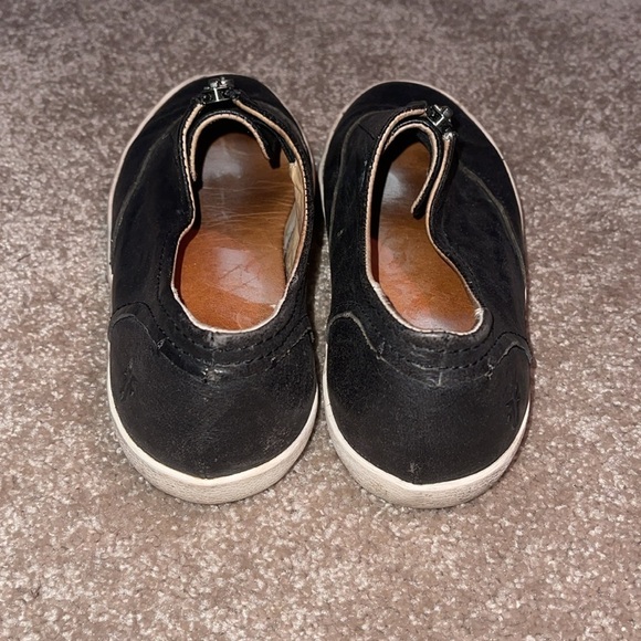 Frye Dylan Leather Moto Slip On Sneakers- size 6 - Picture 4 of 7